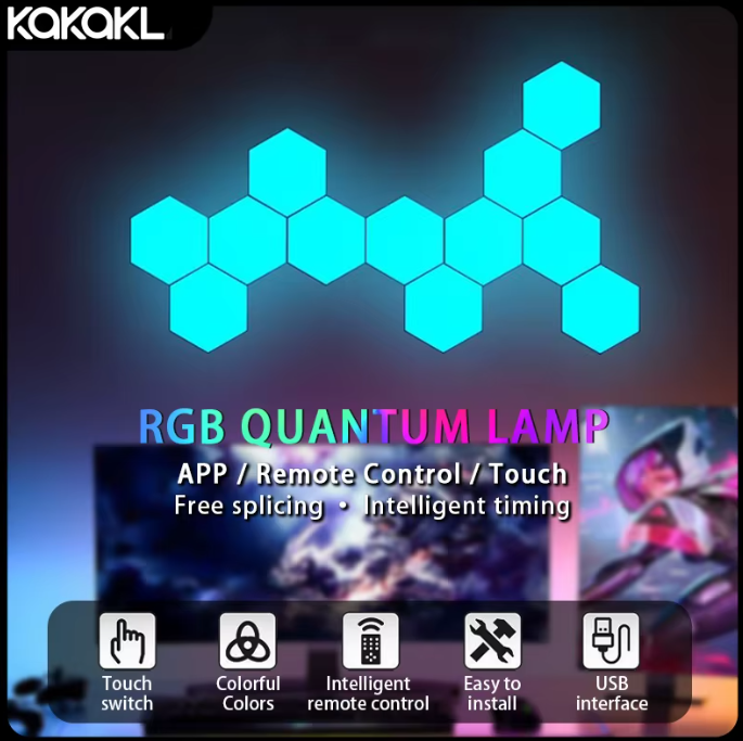 Panneau LED Hexagonal RGB
