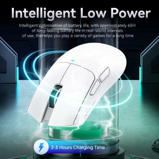 Attack Shark X11 — Souris Gaming Sans Fil RGB avec Station de Charge Magnétique