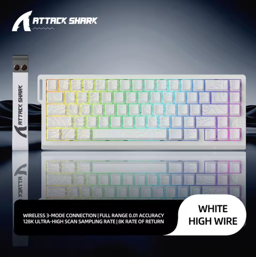 Attack Shark X68 Pro HE — Clavier Mécanique Magnétique 60% pour Gaming Compétitif